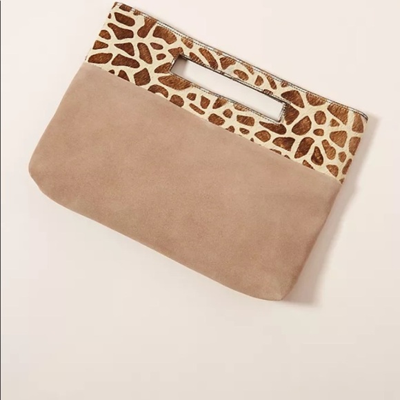 Anthropologie Verona Textured Clutch Bag - Picture 1 of 9